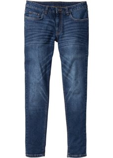 Джинсы-стретч Skinny Fit Straight, длина (в дюймах) 32 (синий «потертый») Bonprix