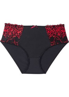 Высокие трусики (черный/красный) Bonprix