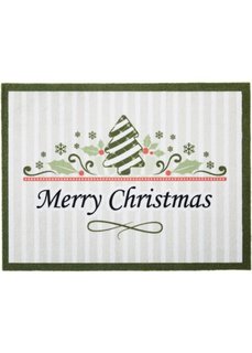 Дверной коврик Рождество (зеленый) Bonprix
