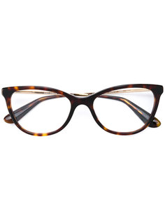 очки в оправе "кошачий глаз" Dolce &amp; Gabbana Eyewear