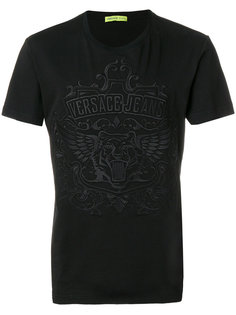 футболка с принтом тигра Versace Jeans