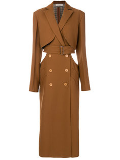 button up trench coat Nina Ricci