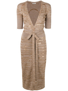 embellished tie waist dress Nina Ricci