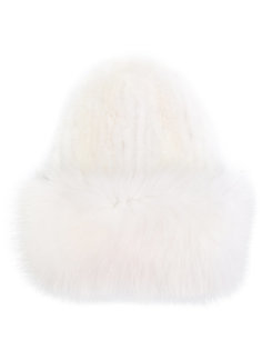 шапка в стиле кэжуал Yves Salomon Accessories