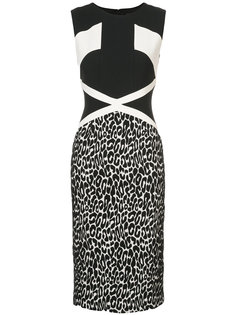 leopard printed dress Sally Lapointe