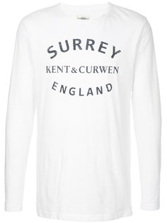 футболка с принтом Kent &amp; Curwen