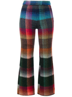 укороченные брюки в клетку  Missoni