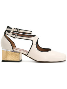 double strap pumps Marni