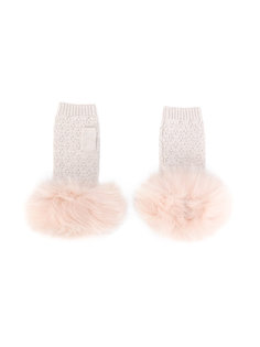 трикотажные перчатки Yves Salomon Accessories