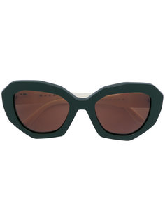 cat eye geometric sunglasses Marni