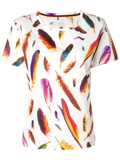 feather print top Paul Smith