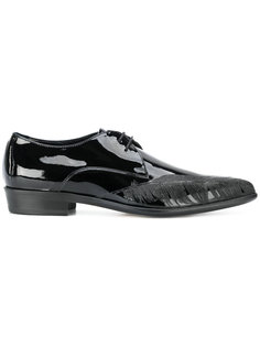 feather print lace-up shoes Paul Smith
