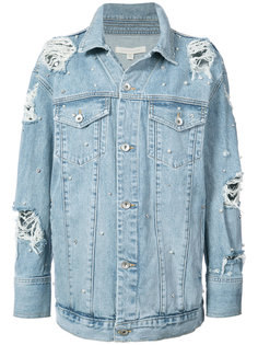 denim beaded jacket Jonathan Simkhai