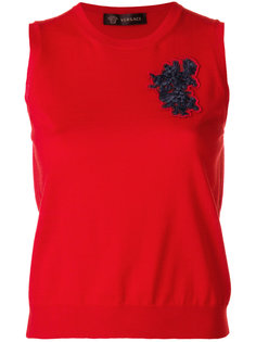 embroidered sleeveless jumper Versace