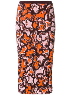 patterned fitted skirt Versace