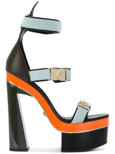 Medusa strap platform sandals Versace