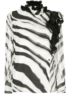 zebra print blouse Lanvin