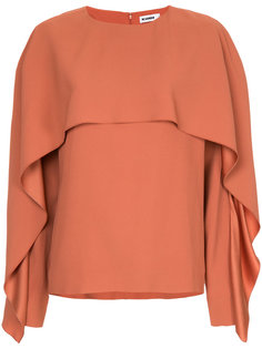 ruffle trimmed blouse Jil Sander