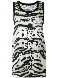 футболка Zebra 4 Ever Dolce &amp; Gabbana