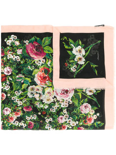 платок с цветочным принтом Dolce &amp; Gabbana