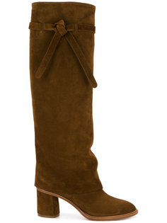 strap detail boots Casadei