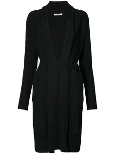 belted long cardigan  Mes Demoiselles