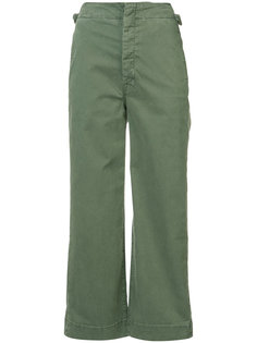 cropped flared trousers Mother