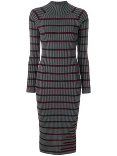 ribbed knit stripe dress Alexander Wang