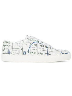 кроссовки с принтом граффити Jean-Michel Basquiat X Browns