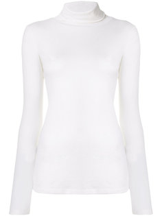 roll neck long sleeved T-shirt Majestic Filatures