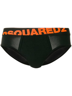 трусы с логотипом на поясе Dsquared2