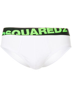 трусы с логотипом на поясе Dsquared2