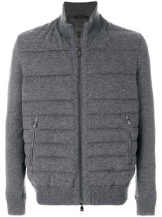 zipped padded jacket Corneliani