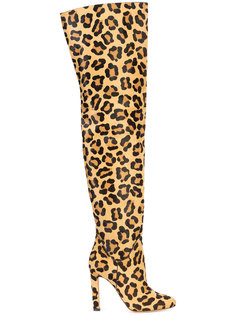 leopard printed boots Francesco Russo