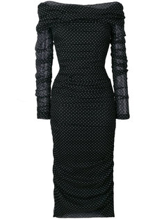 вечернее платье в горох  Dolce &amp; Gabbana