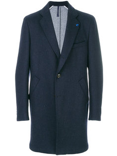 long single-breasted coat Tombolini