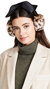 Kate Spade New York Leopard Bow Earmuffs