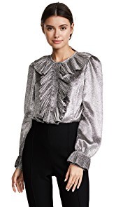 Prabal Gurung Pleated Blouse