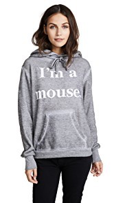 Wildfox Im a Mouse Cuddles Mouse Hoodie