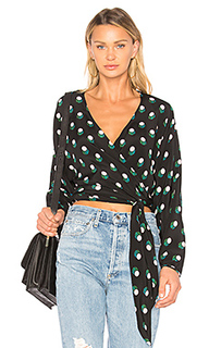 Wrap dot blouse - Diane von Furstenberg