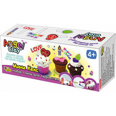 Игровой набор для лепки из глины  "Mini Cup Cake", Angel Clay