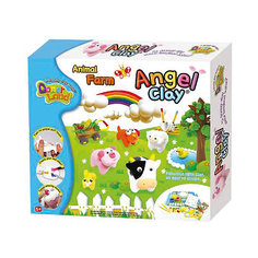 Игровой набор для лепки из глины  "Animal Farm", Angel Clay