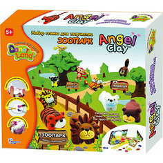 Игровой набор для лепки из глины "Animal Park", Angel Clay