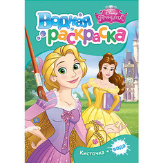 Водная мини- раскраска, Принцессы Disney Росмэн