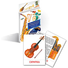 Дидактические карточки "Музыкальные инструменты", Маленький гений