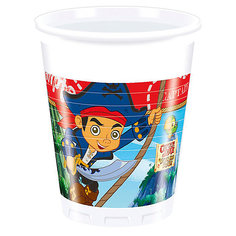 Pc 200мл Стаканы пластиковые Капитан Джейк 8шт Procos