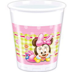 Pc 200мл Стаканы пластиковые Малышка Минни 8шт Procos