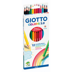 Цветные карандаши Giotto "Colors" шестигранные, 12 цветов