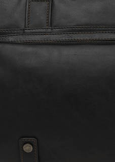 Черная сумка на молнии из натуральной кожи Gianni Conti