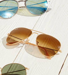 Очки-авиаторы с градиентными линзами Ray Ban